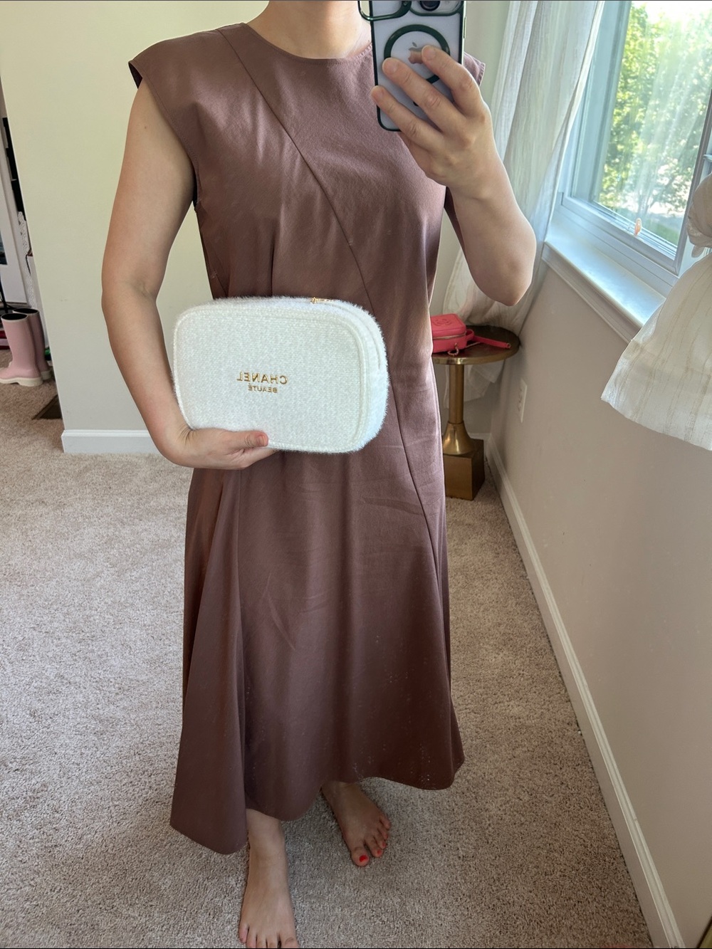 Chanel Beauté - large makeup bag.